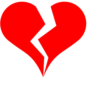 Broken SVG heart
