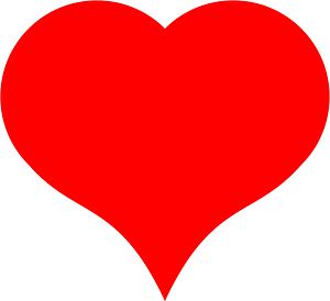Another SVG semicircle heart