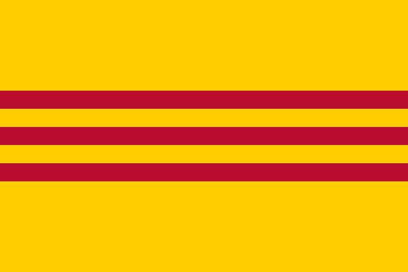 Flag of South Vietnam (Pantone)