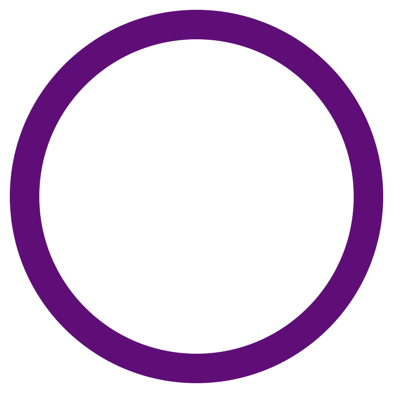 Purple circle 100%