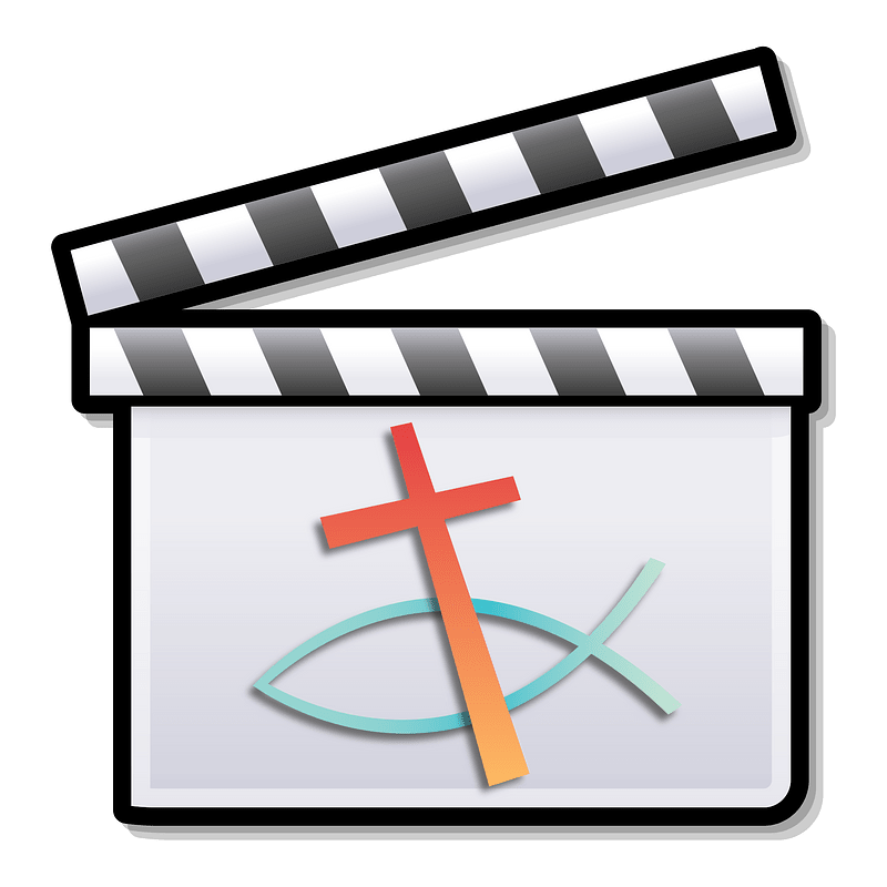Christian Symbol Clapperboard