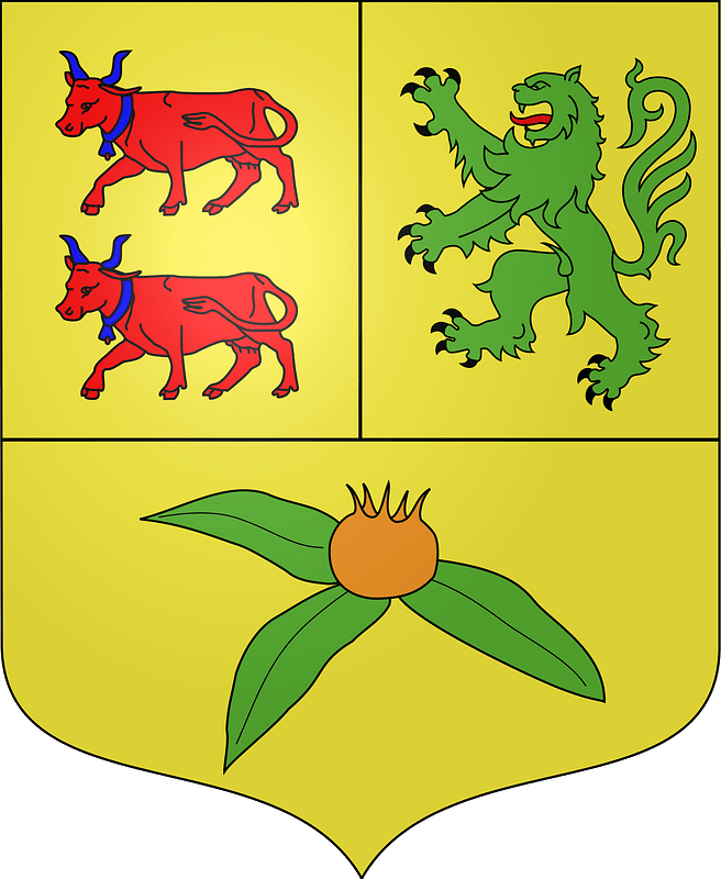 Blason ville fr Mesplède (Pyrénées-Atlantiques)
