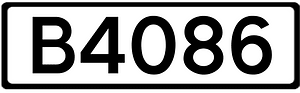 UK road B4086