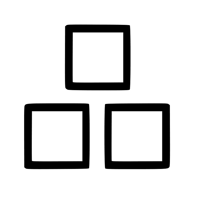 Shang grapheme for xīng 星 (stars), version 1
