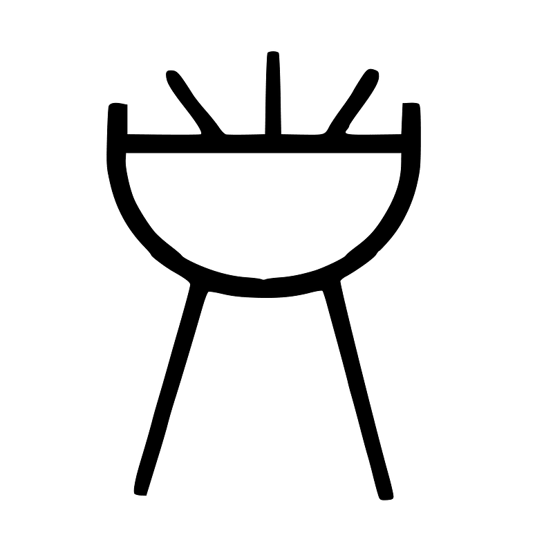 Shang grapheme for zi 子 (son, offspring), version 3