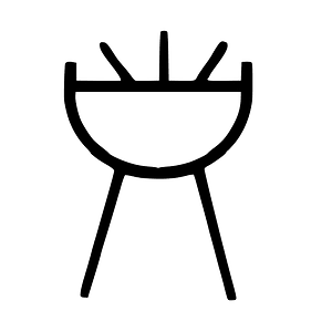 Shang grapheme for zi 子 (son, offspring), version 3