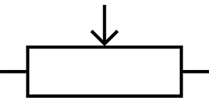 Potentiometer symbol Europe