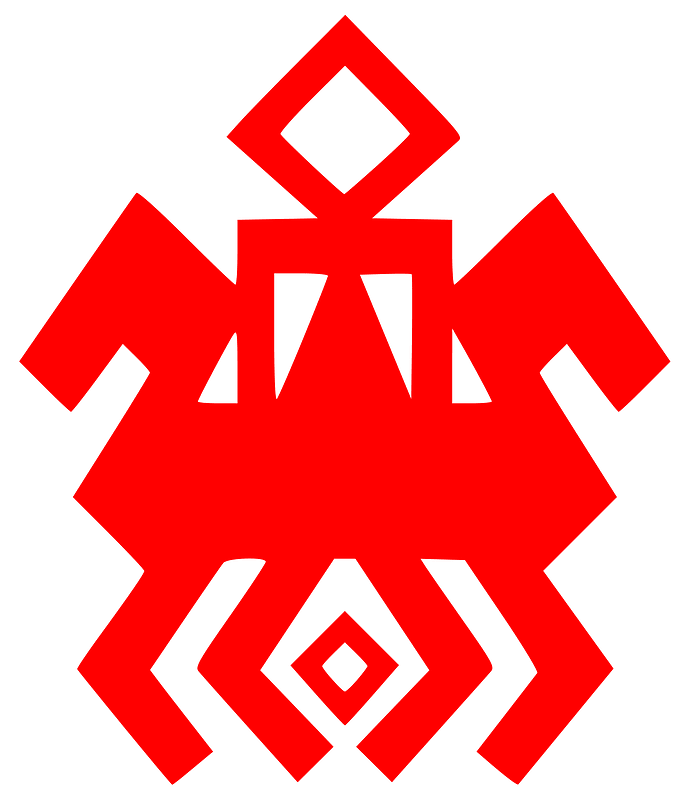 Dazbog symbol red