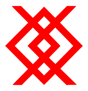 Kupala symbol red