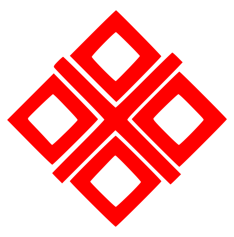 Mokosh symbol red