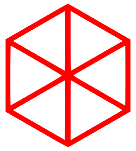 Perun symbol red