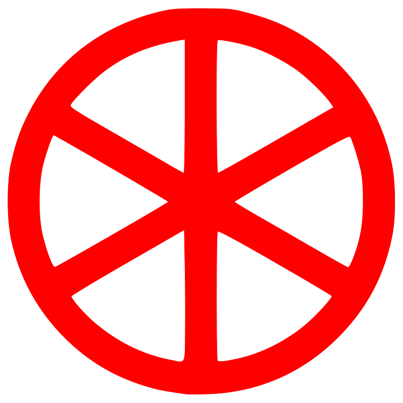 Rod symbol red