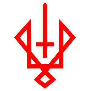 Ruevit symbol red