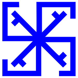 Svarga symbol blue (1)