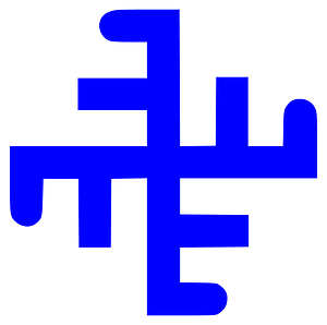 Svarga symbol blue (2)