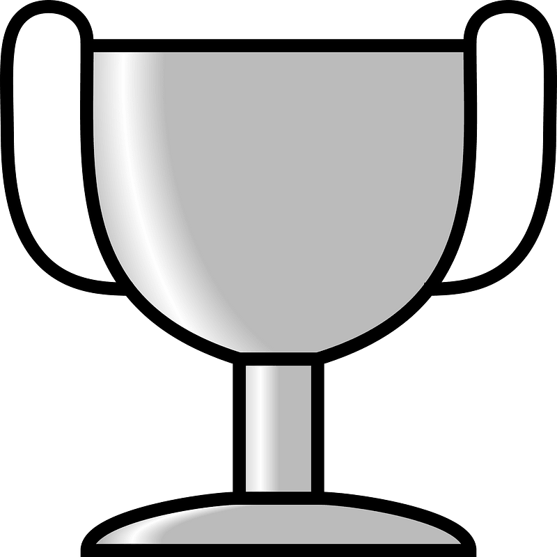 Simple silver cup