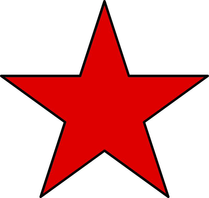 URSS aviation black bordered red star