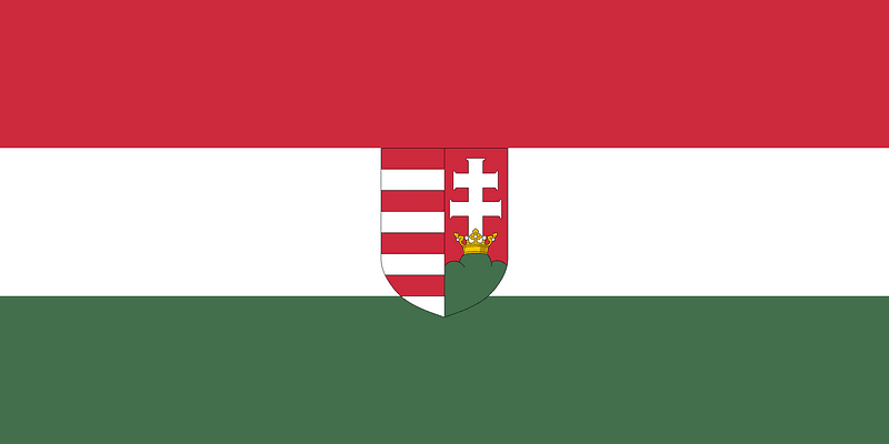 Flag of Hungary (1918-1919, 1946-1949; alternative)
