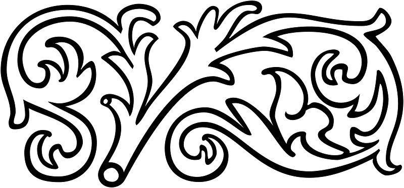 SVG Typographic ornament-87