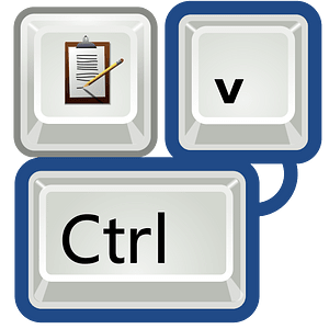 Computer-keyboard-shortcut-to-paste