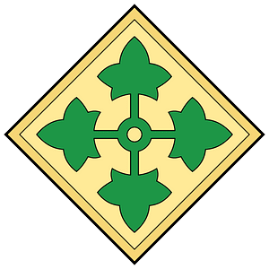 Insignia USA Army 4th Infantry Division SSI