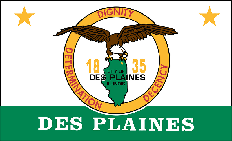 Flag of Des Plaines
