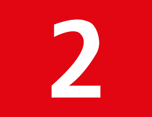 Logo de la ligne 2 du tramway de Nantes
