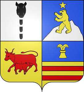 Blason de la ville d'Argelès-Gazost (Hautes-Pyrénées)