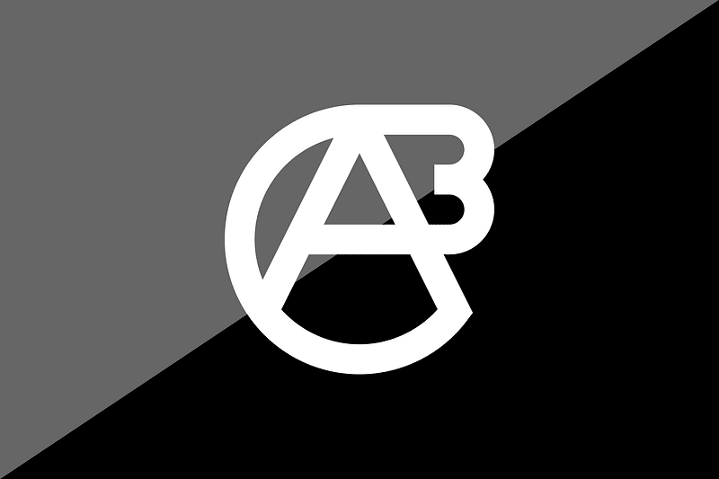Agorist flag with logo
