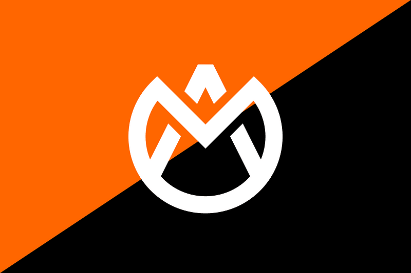 Mutualist flag with logo