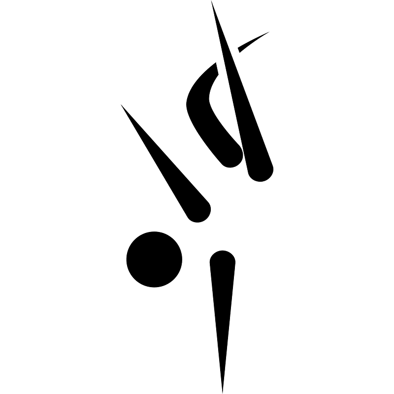 Breakdancing pictogram
