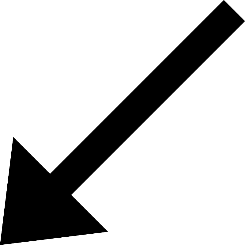 Arrow southwest