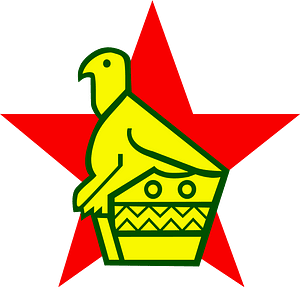 Zimbabwe Bird on a red star