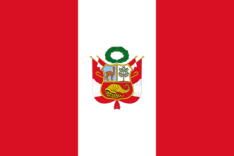 Flag of Peru (War) alternative version