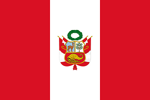 Flag of Peru (War) alternative version