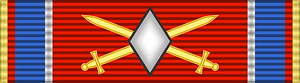 ROU Military Virtue Order 2002-war-ribbon GOfficer BAR
