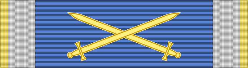 ROU Aeronautical Virtue Medal 2002-war-ribbon 1st class BAR