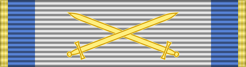 ROU Maritime Virtue Medal 2002-war-ribbon 1st class BAR