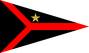 Burgee of Societa Vela Oscar Cosulich