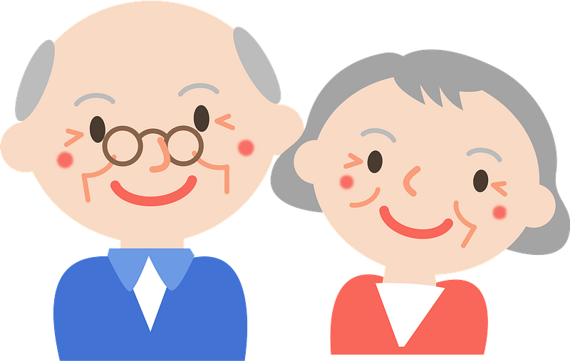 Old Couple - Grandparents