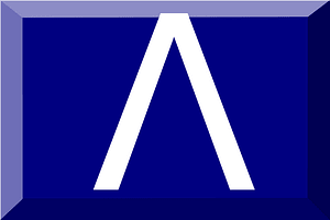 600px Blu con lambda bianca