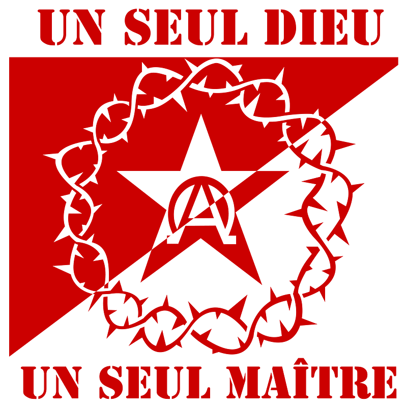 Drapeau anarchiste chrétien