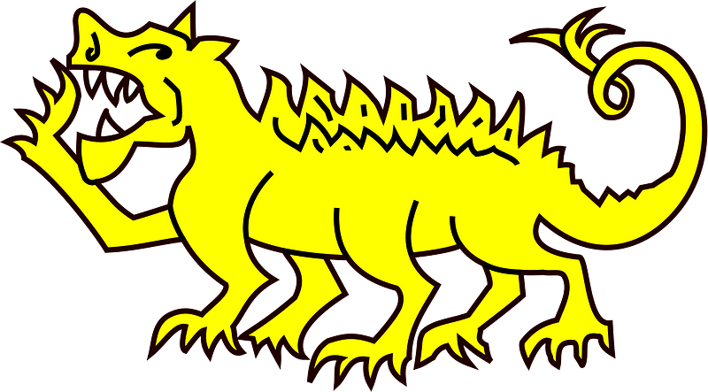 Meuble héraldique Tarasque