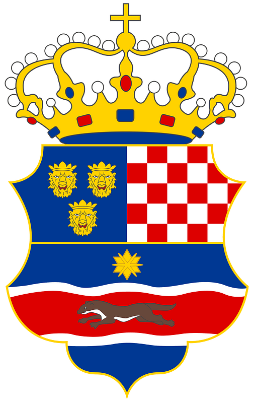 Coat of arms of the Triune Kingdom of Croatia, Slavonia and Dalmatia