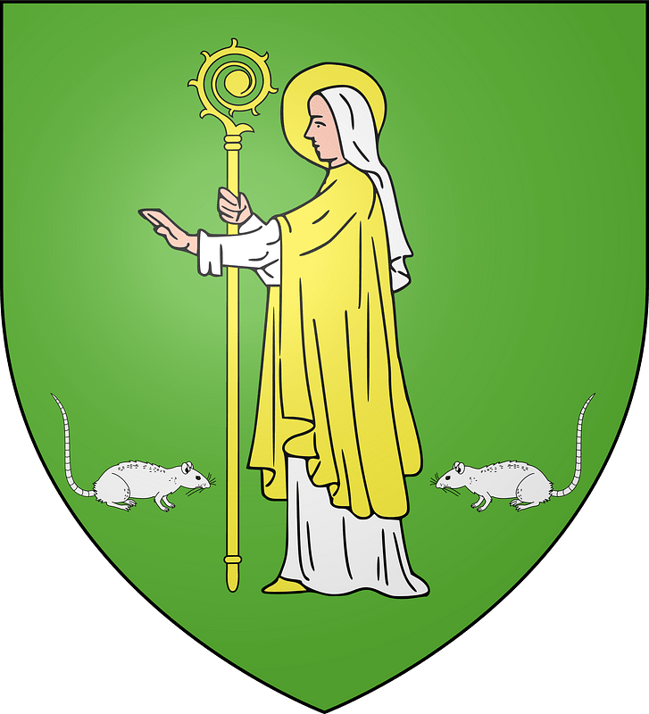 Blason de la ville de Hochstett (Bas-Rhin)