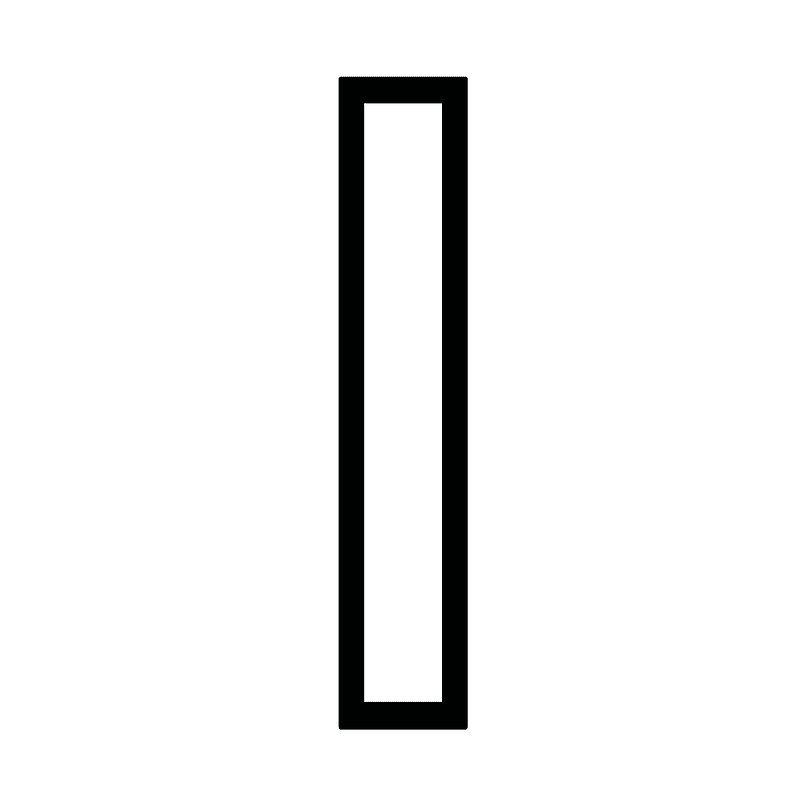Keyboard Symbol for German Layout E1 capheightmarker