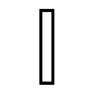 Keyboard Symbol for German Layout E1 capheightmarker