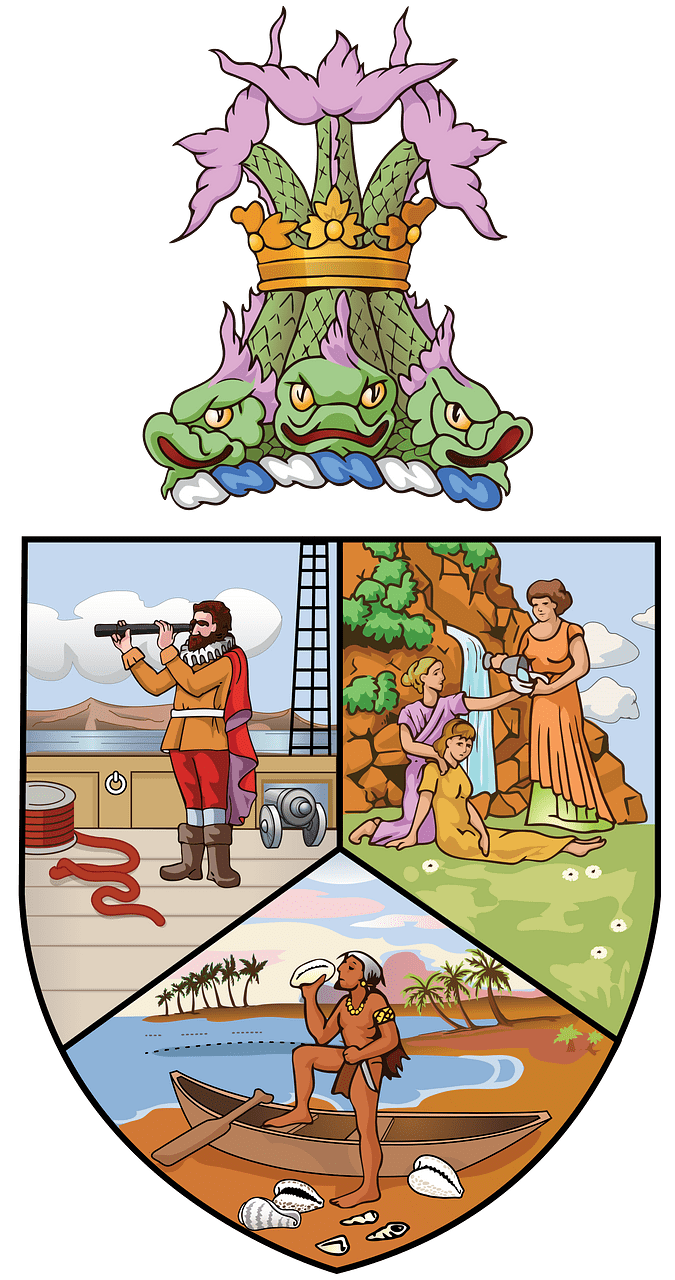 Coat of arms of Saint Christopher-Nevis-Anguilla (1958-1967)
