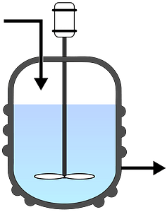 Continuous bach reactor CSTR