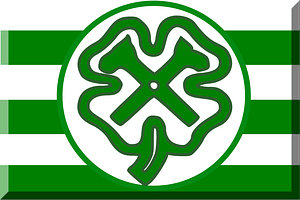 600px Bianco e Verde orizzontale con quadrifoglio